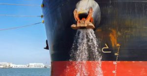 Vessel deballasting