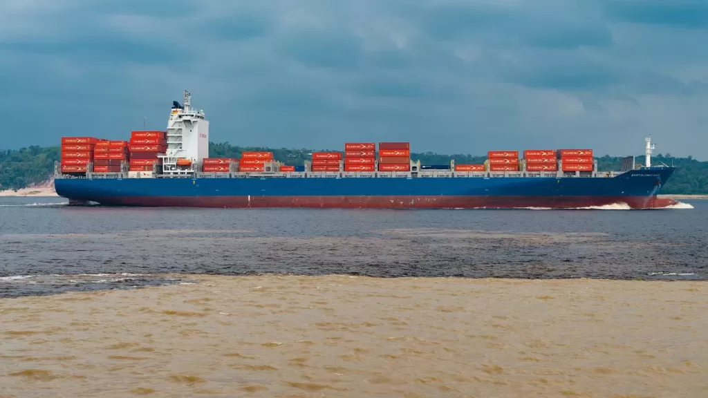 Containership in the Amazon