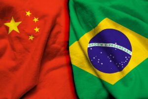 Brazil-China flags