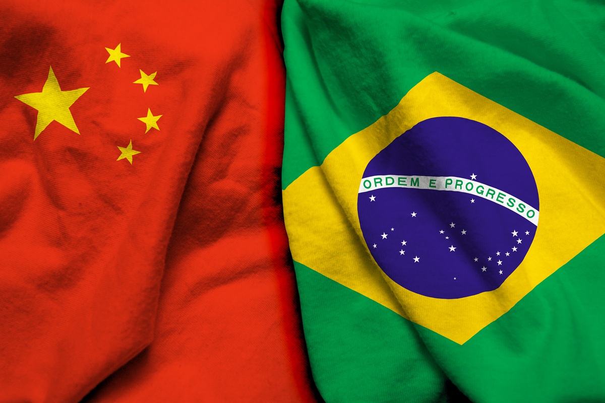 Brazil-China flags